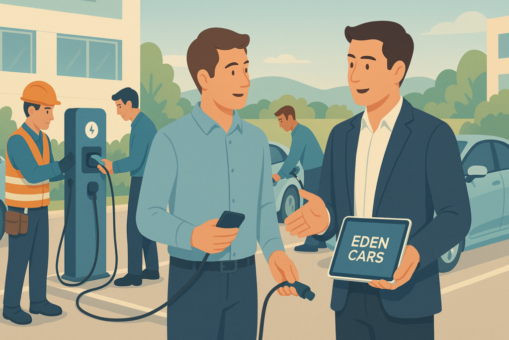 Pose certifiée IRVE à Eze pour parkings d’entreprise: installation bornes conforme LOM, subventions Advenir 2026. Eden Cars, devis gratuit.
